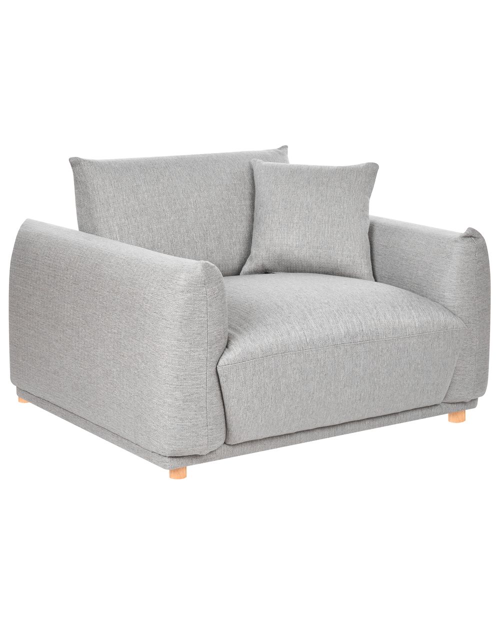 Armchair JUBEK Fabric Light Grey