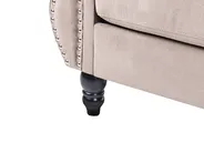 Sofa 3-Sitzer SKIEN Samtstoff Taupe_1034468