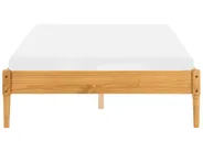 Bett ohne Kopfteil Kiefernholz VEYRAC 120 x 200 cm Hellbraun_1099073