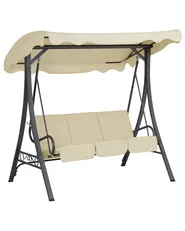Hollywoodschaukel GARBO Metall Beige_415454