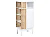 Bathroom Cabinet NUBES 52 cm Light Brown/ White