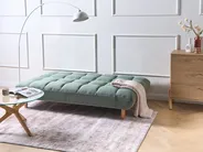 Schlafsofa 2-Sitzer RISOR Stoff Hellgrün_1053583