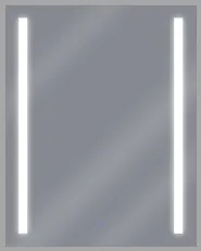 LED Bathroom Mirror MARTINET 60 cm 80 cm Silver_748394