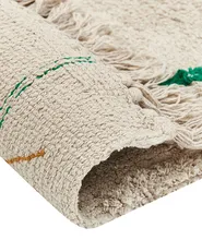 Teppich CETMI Beige 160 x 230 cm Baumwolle_839818