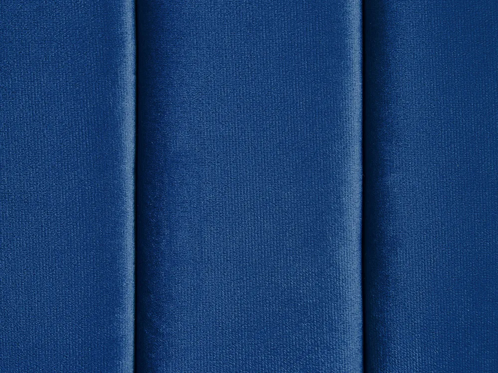Sofa 3 Seater ARVIKA Velvet Navy Blue_806180