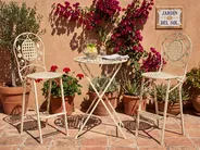 Gartenbar Set klappbar BIVIO Metall Hellgrün_1102377