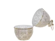 Laterne AMORGOS 34 cm Metall Gold_787641