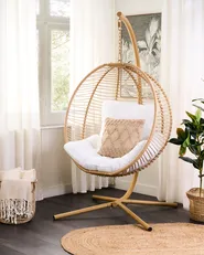 Hängesessel mit Gestell ARCO Metall Beige_844245