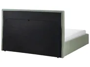 Ottoman Bed LORIENT Boucle Green 160 x 200 cm (EU King Size)_1040315