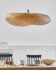 Pendant Lamp BOYNE Bamboo Light Brown_785403