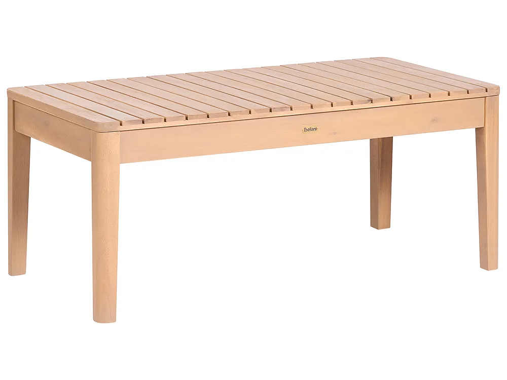 Garden Lounge Set with Table 3 Seater TALLA Acacia Wood Light Brown_1153665