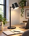 Kabellose LED Tischlampe LIBRA mit Dimmer Schwarz