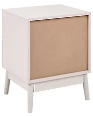2 Drawer Bedside Table BOULIA Light Beige_1168939