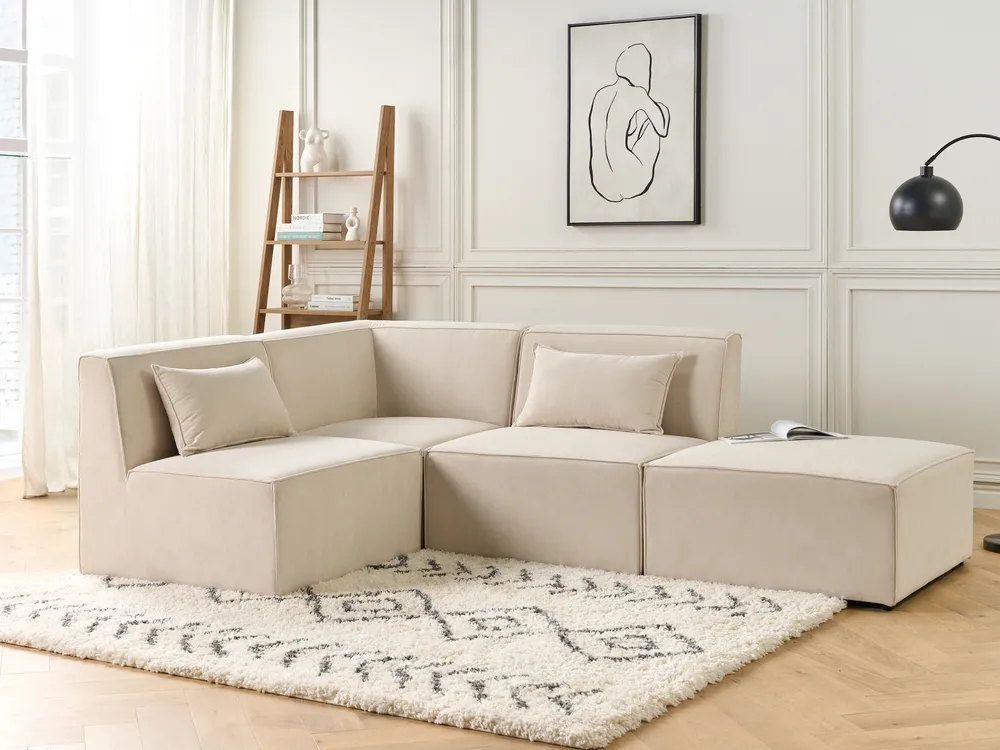 Eckmodul LEMVIG Cord Hellbeige_876440