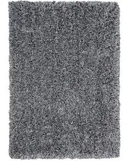 Zottelteppich CIDE Schwarz / Weiß 200 x 300 cm_746817
