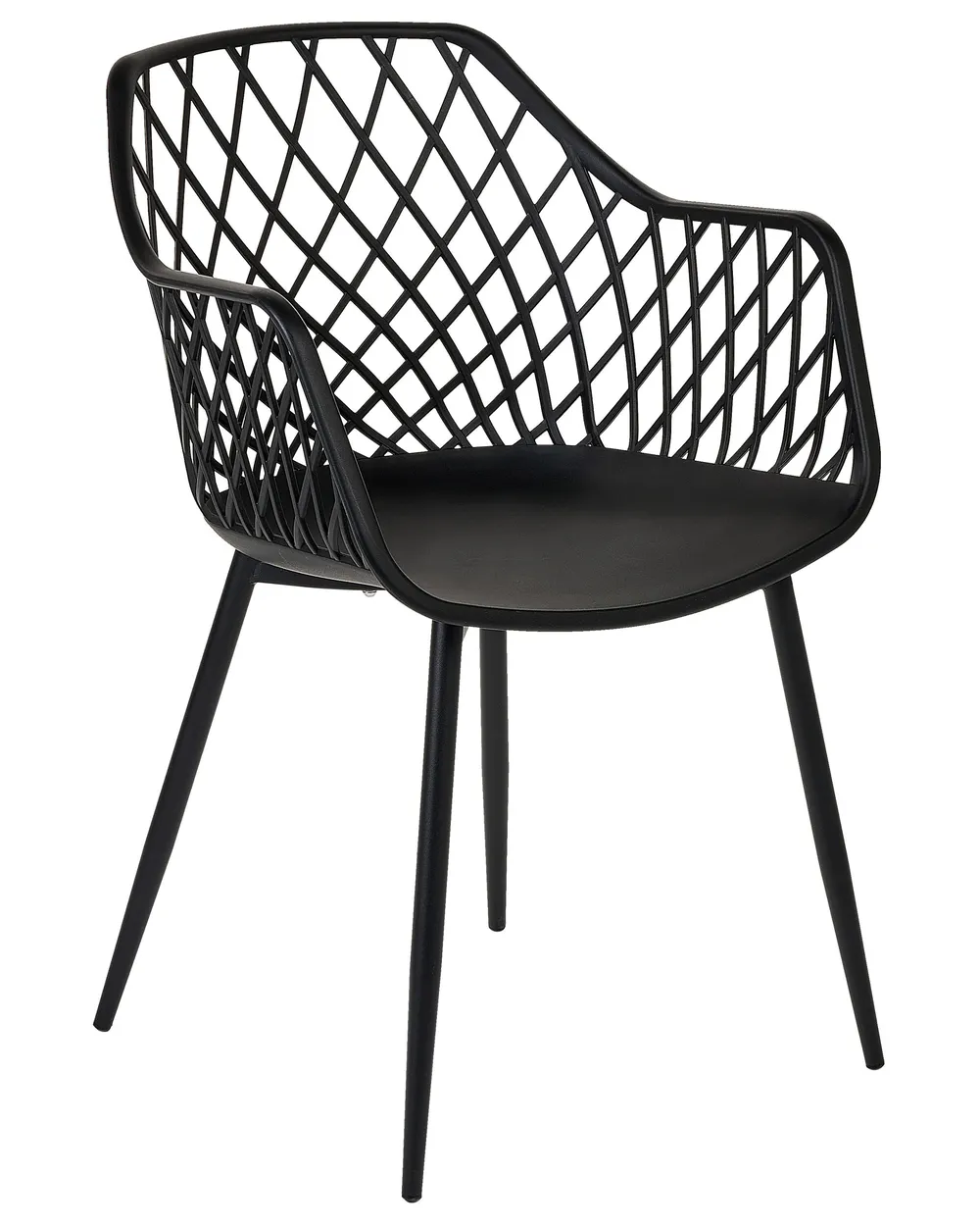 Set of 2 Dining Chairs NASHUA II Black_861872