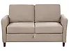 Sofa 2-Sitzer MARE mit Stauraum Stoff Taupe