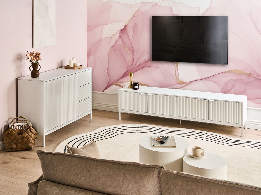 TV-Möbel ADELAIDE Weiß