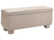Upholstered Storage Bench ITHACA Fabric Beige_1057883