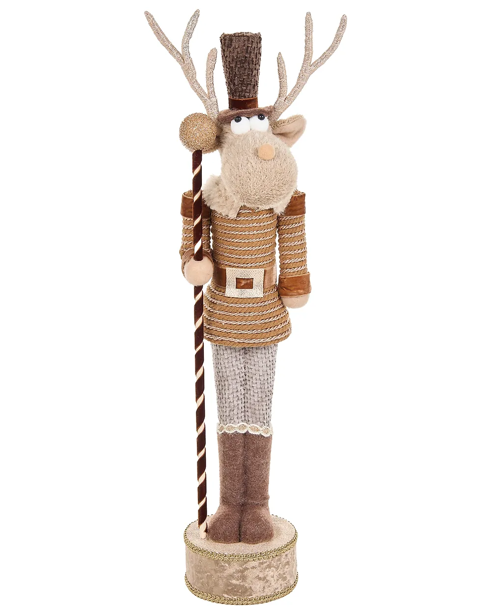 Set od 2 dekorativne figurice HAMARI 66/68 cm Medvjed Subota bež_1156743
