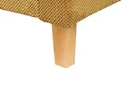 Sofa Bed 3 Seater VEHKOO Fabric Mustard_914605