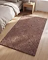 Kunstfellteppich GHARO Braun 80 x 150 cm