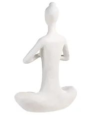 Garden Statue YOGHINA Woman White_1151831