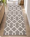 Rug ZILE Grey 80 x 150 cm Wool