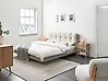 Bett mit Lattenrost Stoff SOULISSE 160 x 200 cm Beige