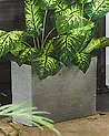 Blumenkübel EDESSA 60 cm Grau