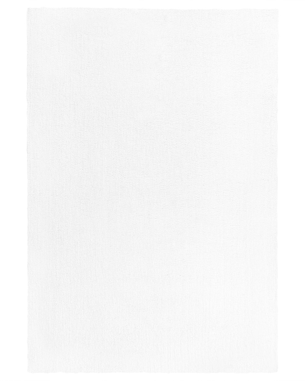 Preproga z visokim kosmatim vzorcem DEMRE Bela 140 x 200 cm