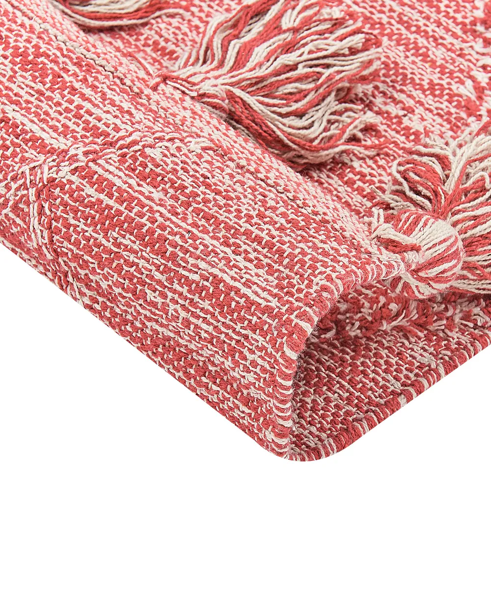 Teppich NIGDE Rot 80 x 150 cm Baumwolle_839467
