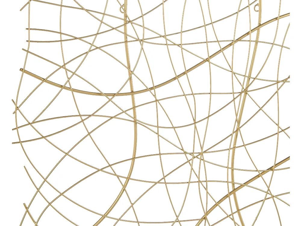 Wall Decor ACATITA 78 cm Metal Gold_1182690