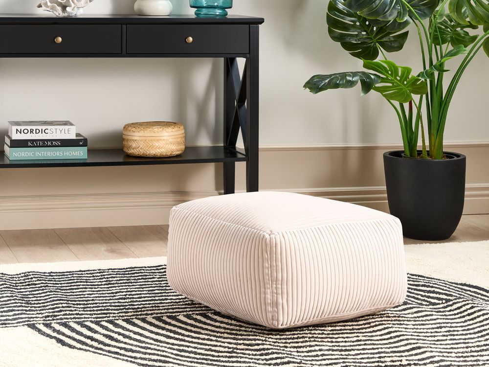 Poef MUKKI Katoen Beige