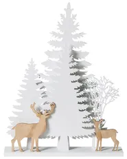 Weihnachtsdekoration LED GISSELAN 45 cm Weiß_1020683