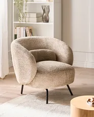 Sessel MAKELA Bouclé Taupe_1027685