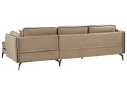 Ecksofa 3-Sitzer ALTAN Stoff Braun linksseitig_951190