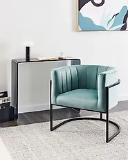 Armchair LARVIK Velvet Mint Green_1178996
