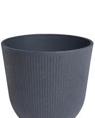 Lot de 2 pots de fleurs DRABA 44 cm Noir_1123642