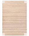 Teppich AMRAVATI Hellbeige 160 x 230 cm Jute