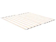 Bett ohne Kopfteil Metall VIRY 180 x 200 cm Hellbeige_1082816