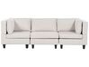 Modulsofa 3-Sitzer UNSTAD Stoff Hellbeige