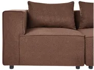 Modular Sofa 2 Seater AXEBO Boucle Brown_1075801