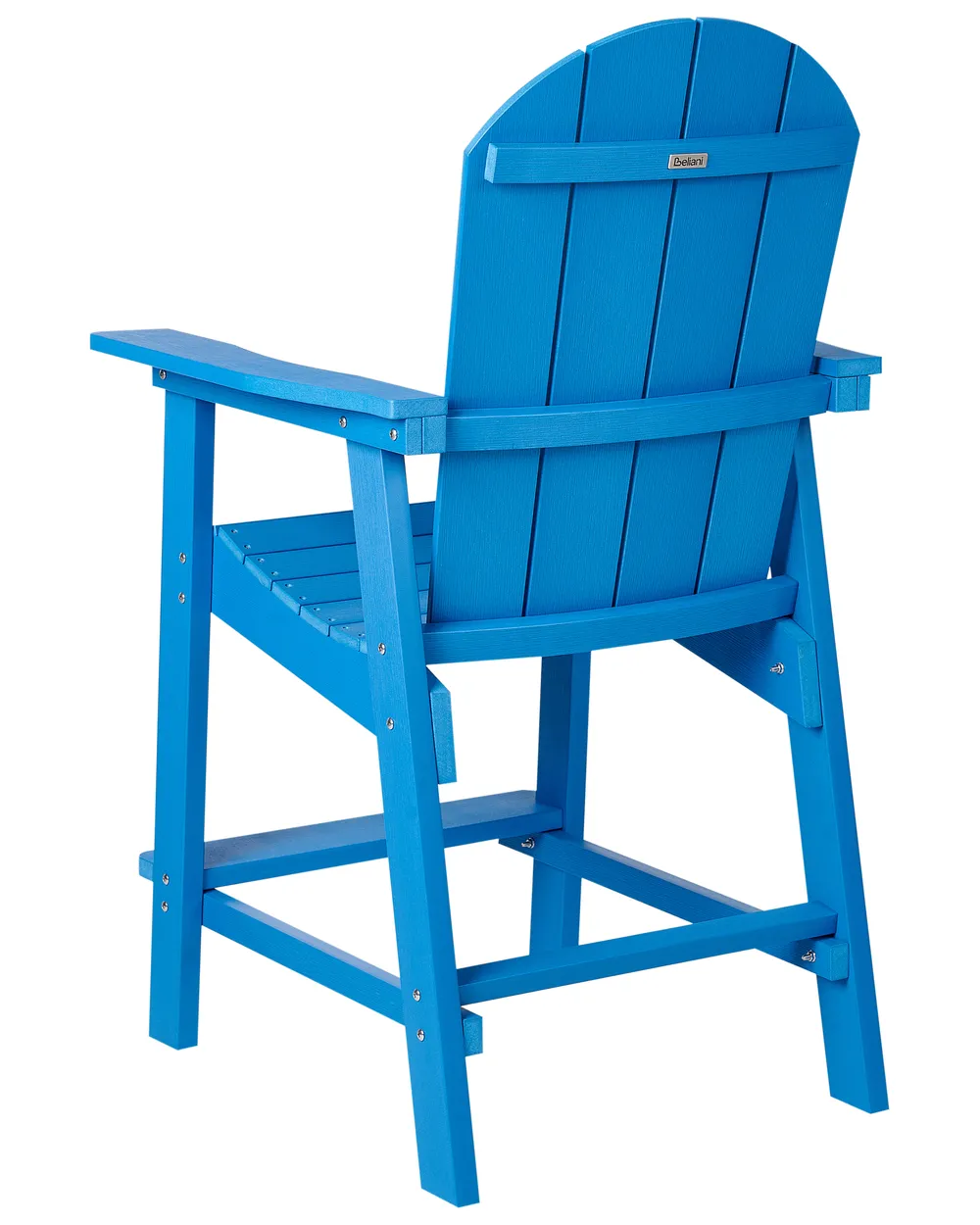 Garten-Barstuhl ADIRONDACK Kunststoff Blau_938534