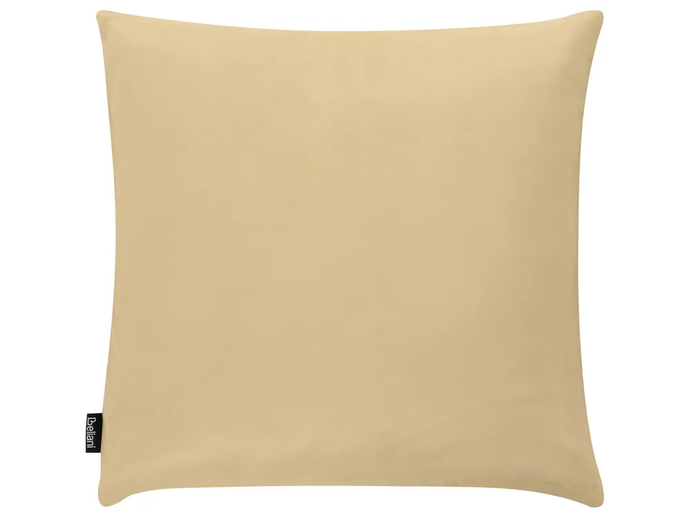 Gartenkissen 3er Set ARUM Pflanzenmuster 45 x 45 cm Beige / Weiß_1124634