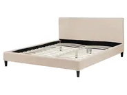 Bettrahmenbezug FITOU 160 x 200 cm Beige_752843
