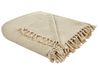 Kuscheldecke CHAOHANI Stoff 200 x 220 cm Beige