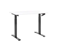 Schreibtisch manuell höhenverstellbar DESTINES 120 cm 72 cm Weiß / Schwarz_898862