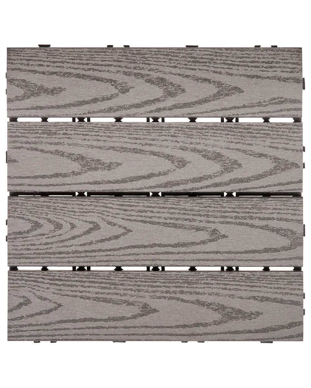 Outdoor Flooring ATESSA Wood-Plastic Composite (WPC) Grey_966708