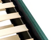 Trundle Bed Fabric LIBOURNE 90 x 200 cm (EU Single) Dark Green_729681